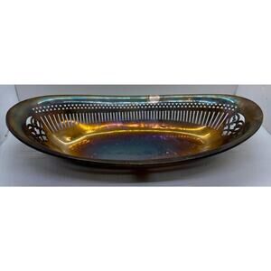 R Wallace Silver Soldered US Navy Bread Bowl 0677